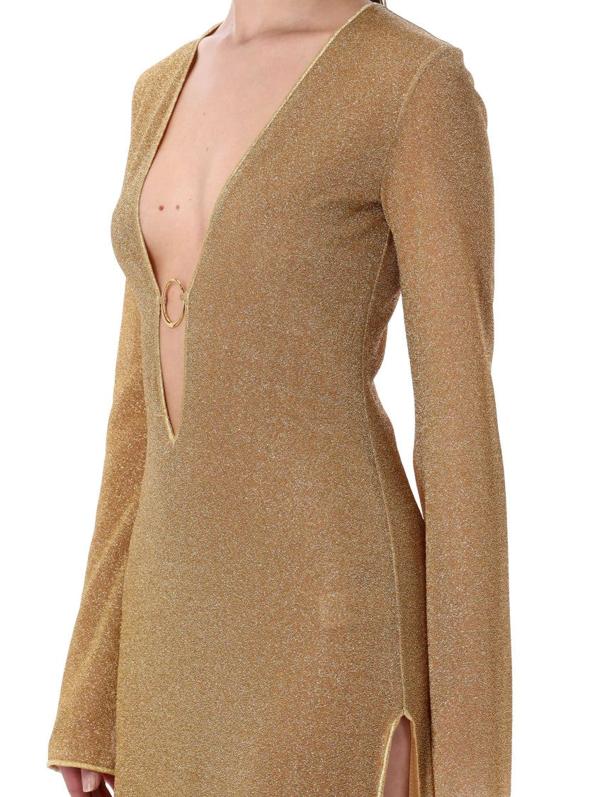 Oséree Lumiere O Long Kaftan Shimmer Copricostume