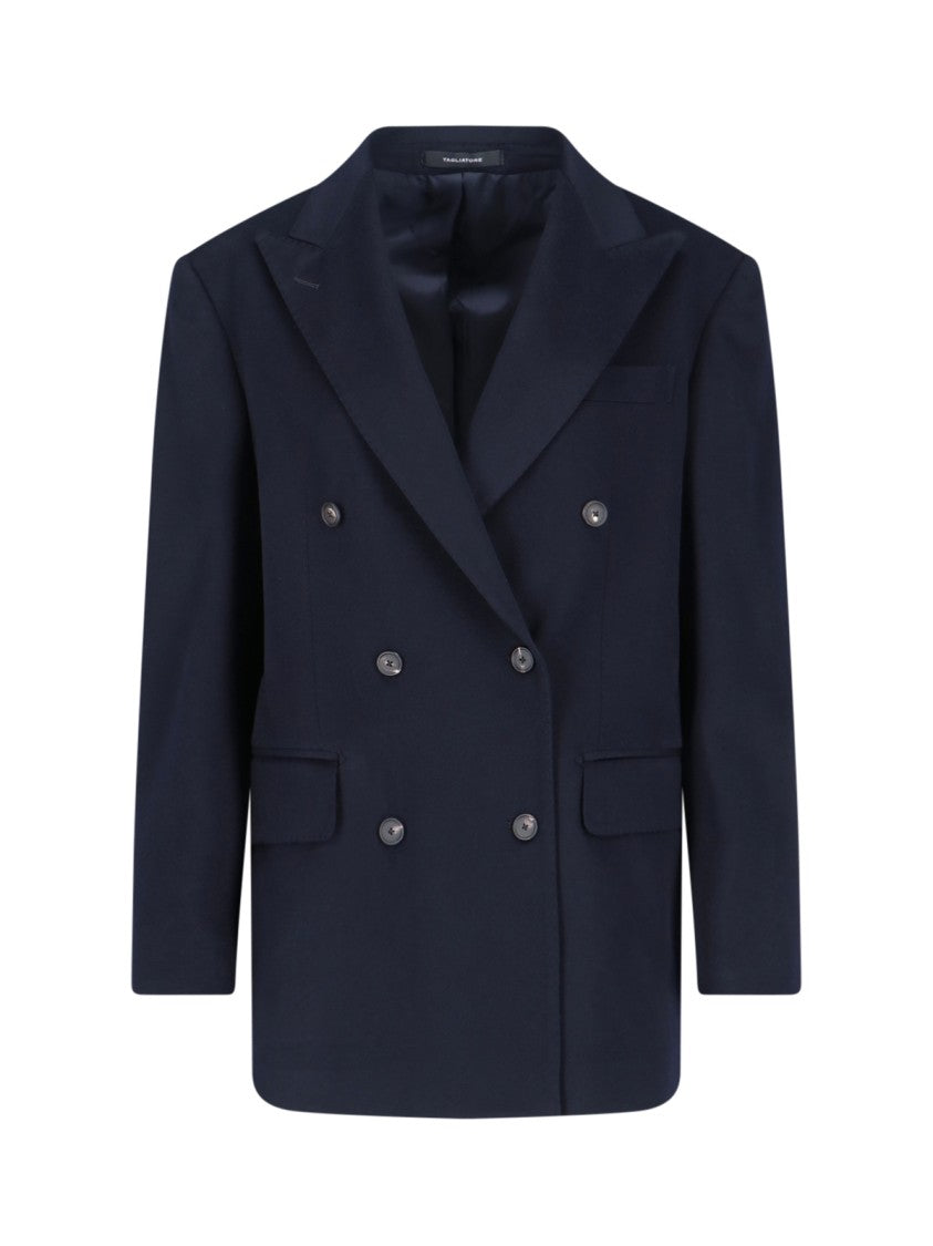 Tagliatore "J Caris" Cashmere Blazer – Navy Blue