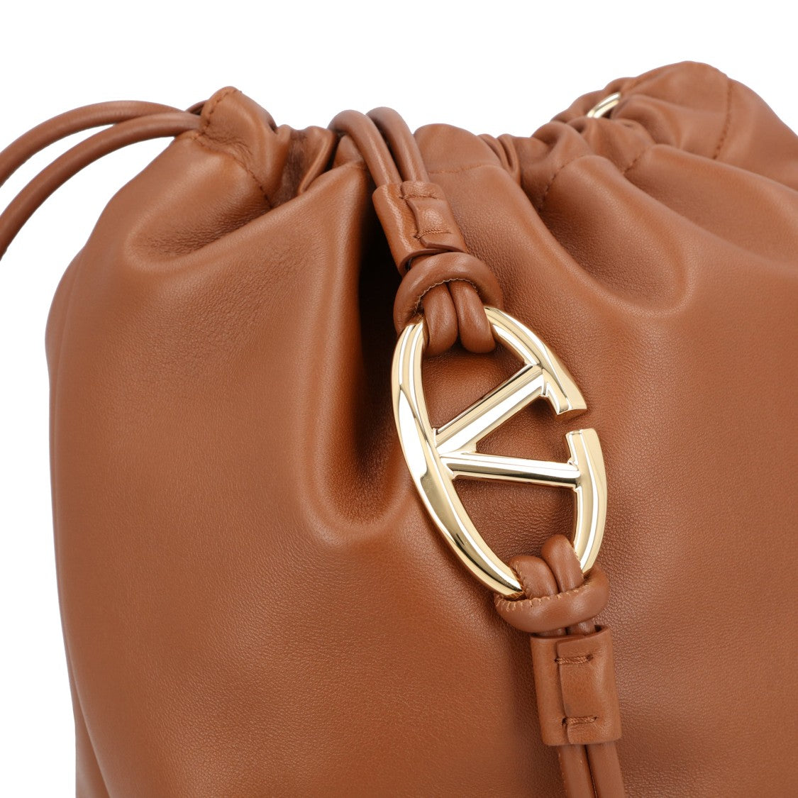 Valentino Vlogo Pouf Sheepskin Puff Bag