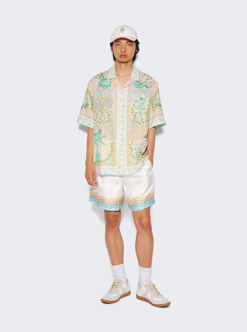 Casablanca Maison De Reve Silk Shorts