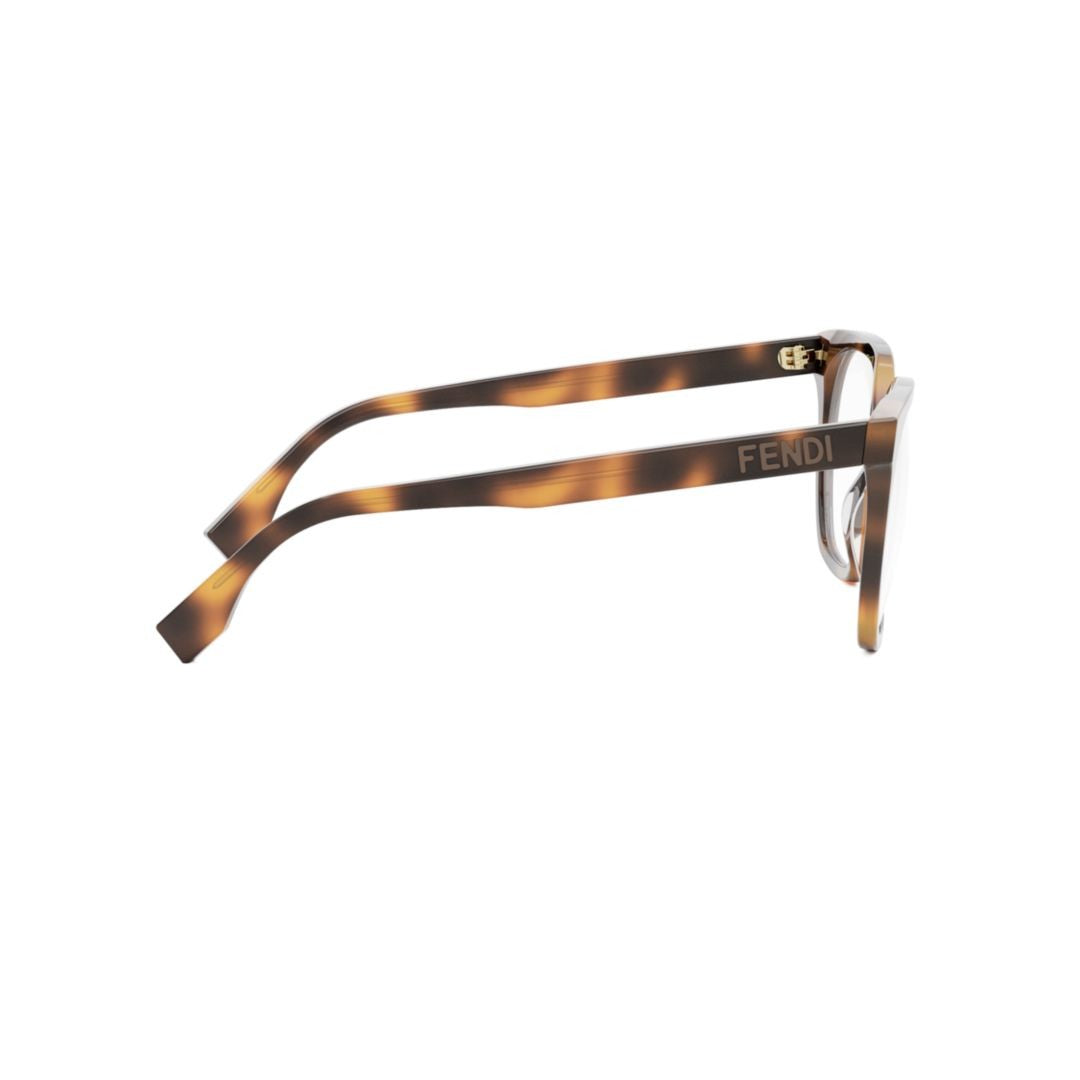 Fendi Fe50087i Oversized Tortoiseshell Square Frame Sunglasses