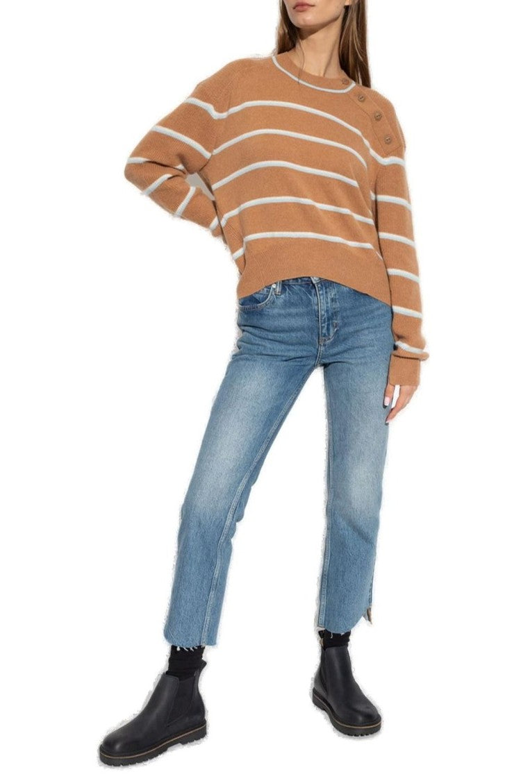 Rag & Bone Pierce Cashmere Stripe Sweater