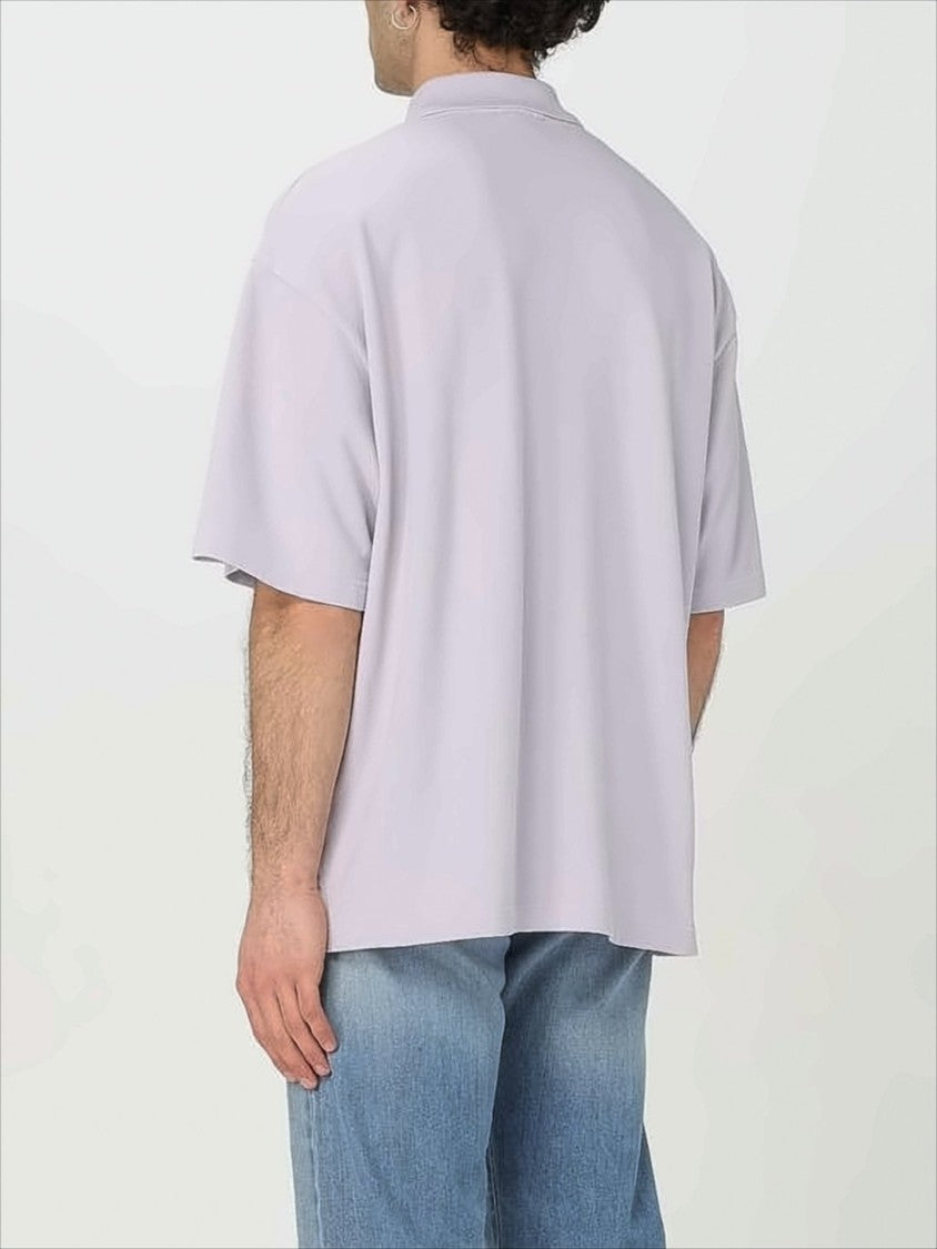 Maison Kitsuné Short-Sleeved Polo Shirt With Classic Collar