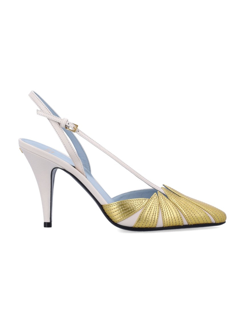Valentino Garavani Foliefoliage Slingback Pumps