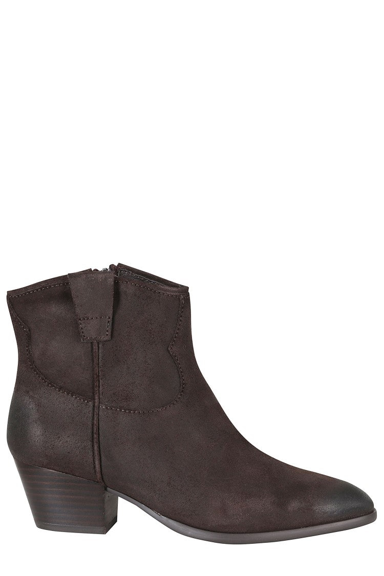 Ash Moro Fame Oily Suede Ankle Boots