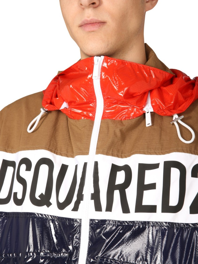 Dsquared2 Technical Fabric Bomber Jacket