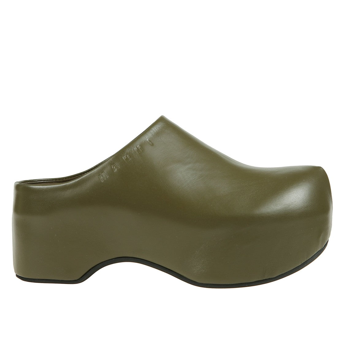 Marni Chunky Wooden Platform Mules