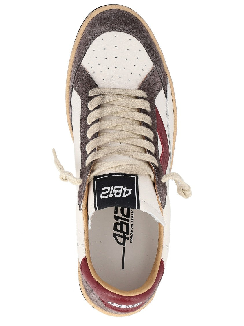4B12 Low-Top Sneakers With Smooth