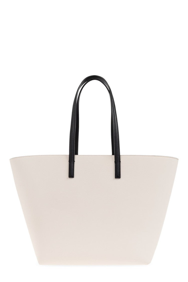 Moncler White Minimalist Handbag With Structured Silhouette