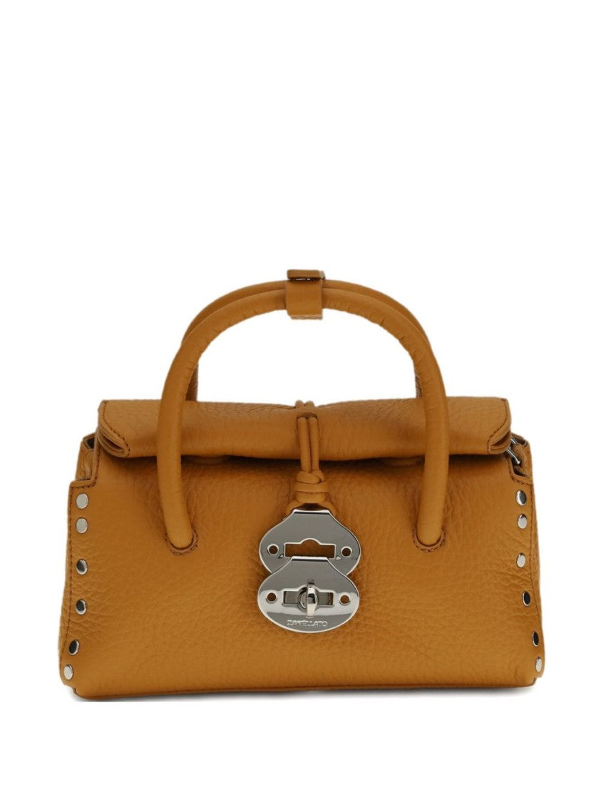 Zanellato Structured Orange Calf Leather Handbag