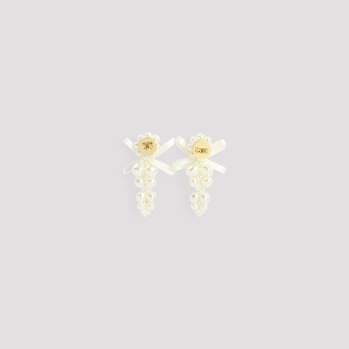 Simone Rocha Petit Bow Detail Cluster Earrings