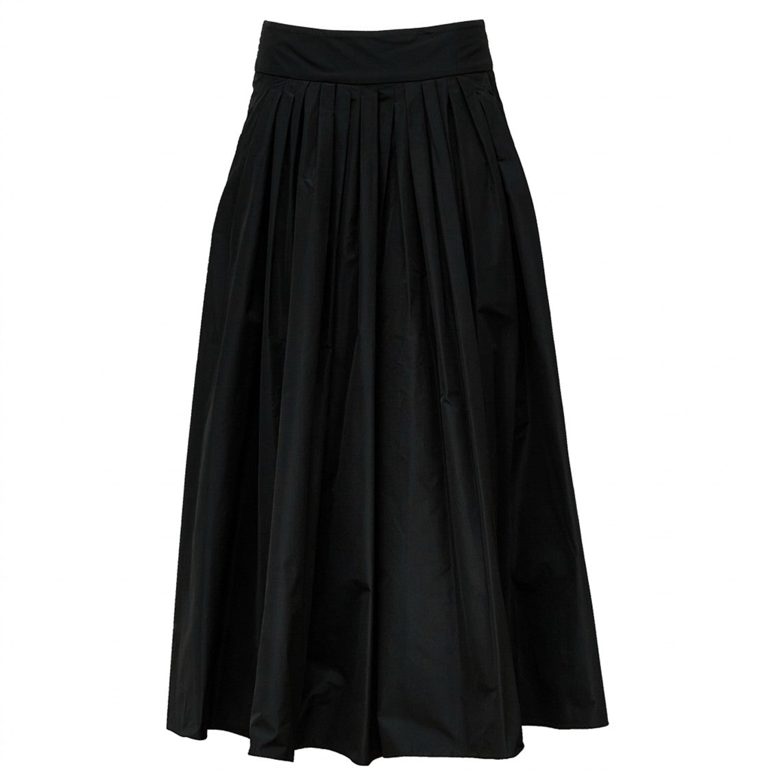 Max Mara Romina Long Taffeta Skirt