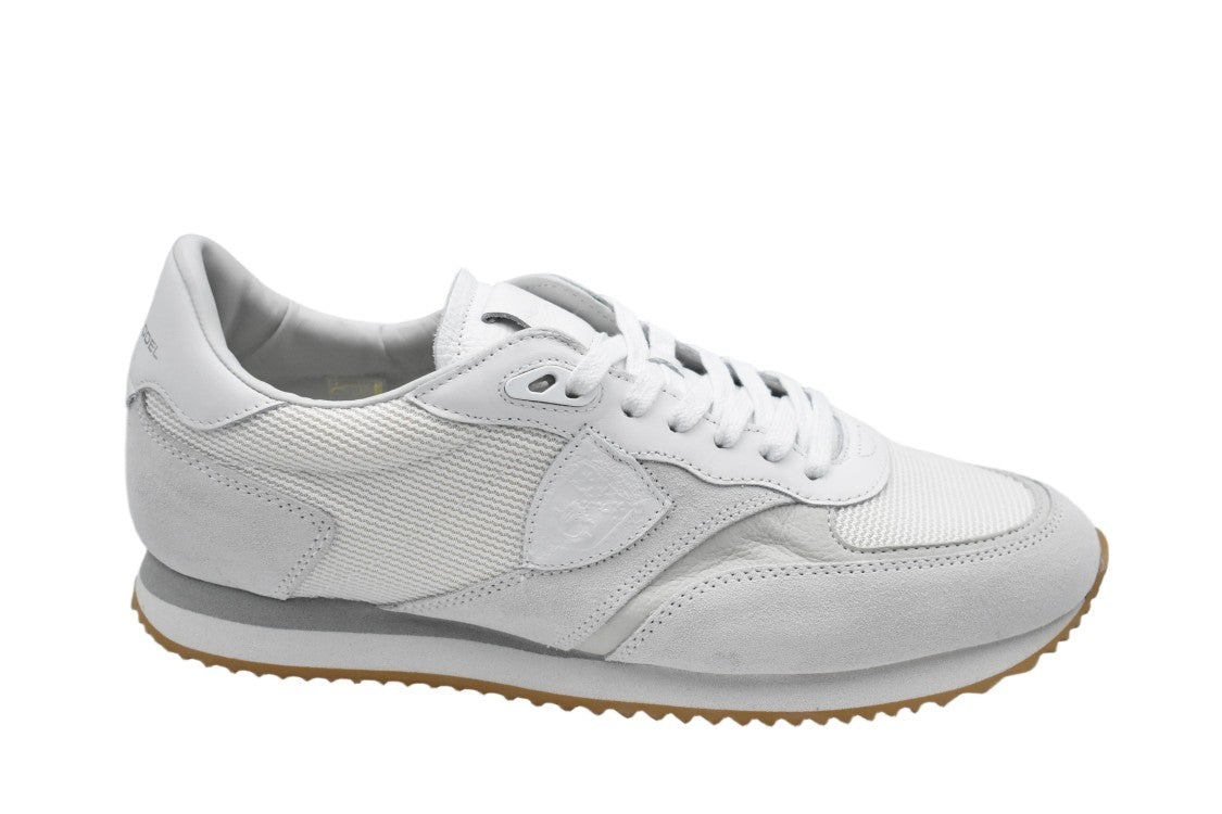 Philippe Model White Low Top Sleek Versatile Sneakers