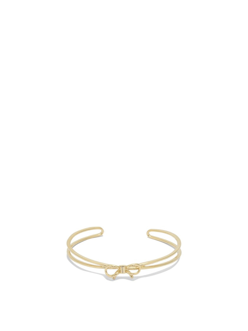 Ferragamo Open-Ended Brass Bracelet