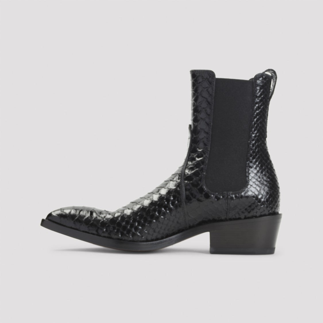 Tom Ford Black Calf Leather Booties