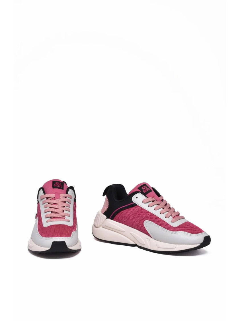 Diesel Polyester-Blend Contrast Sneakers