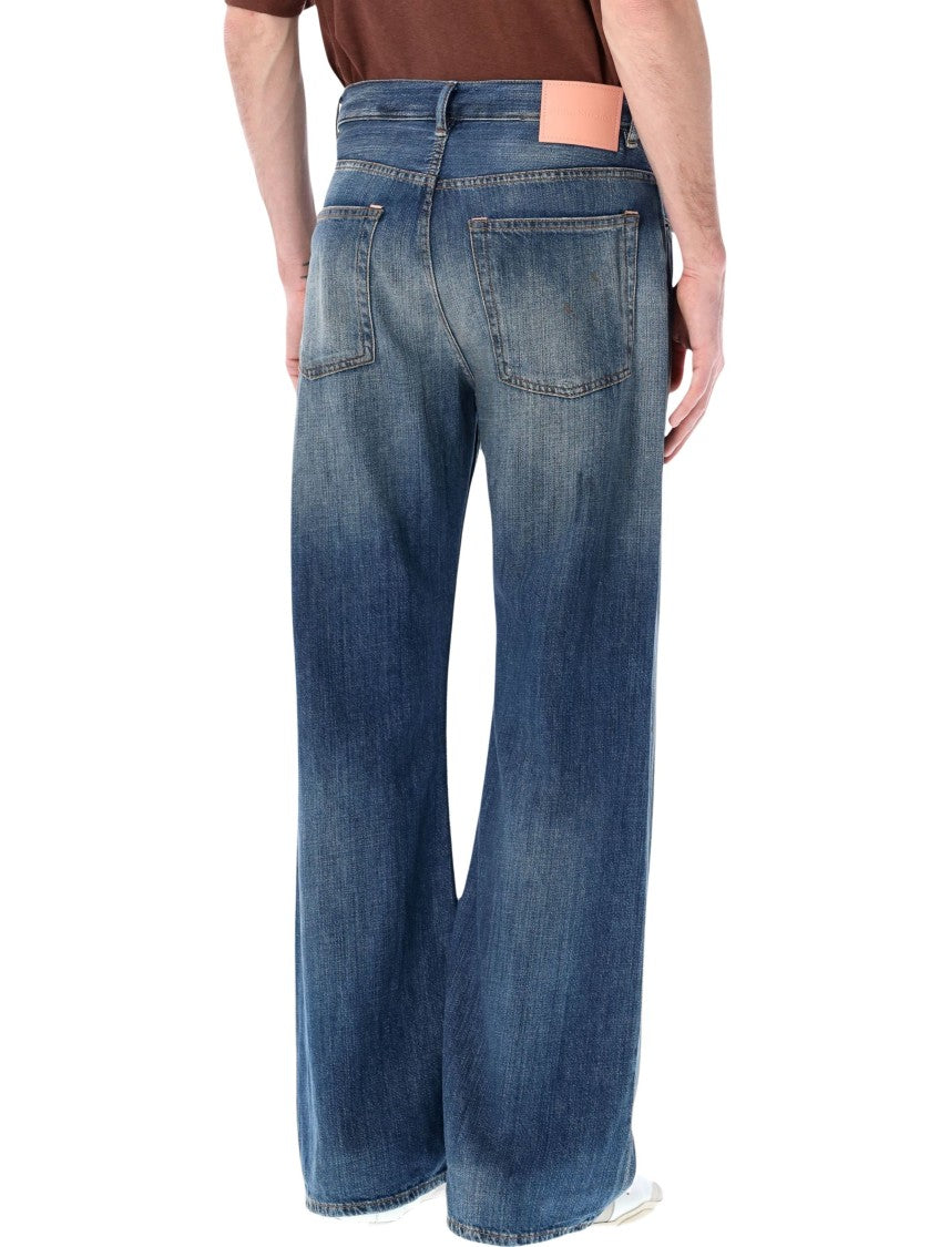 Acne Studios Blue Vintage-Inspired Denim Jeans