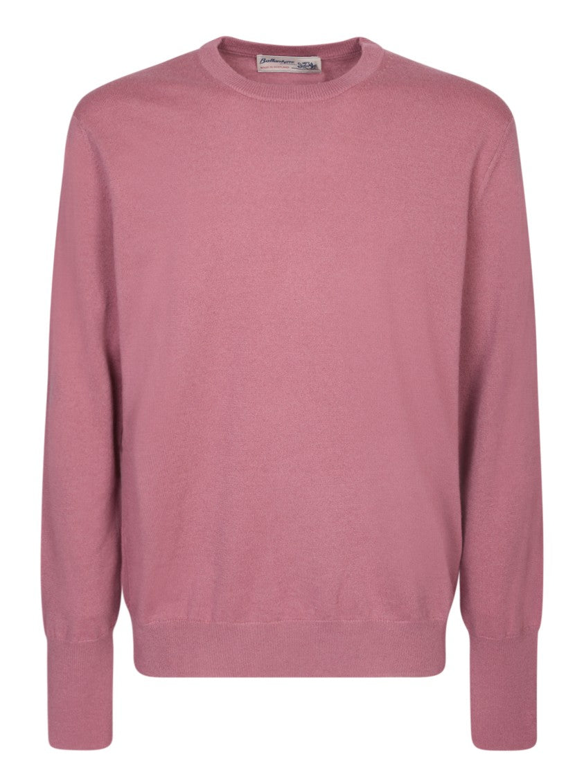 Ballantyne Pink Cashmere Jumper