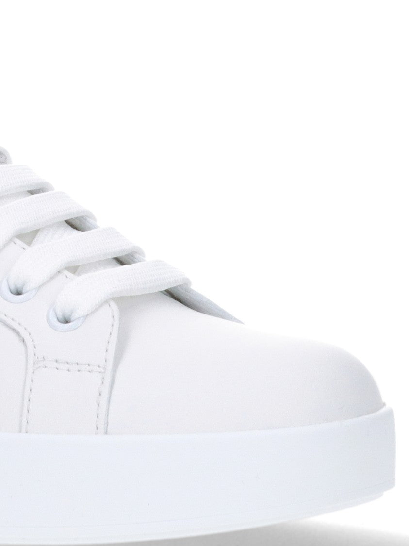 Dolce & Gabbana Portofino' Sneakers – White And Black