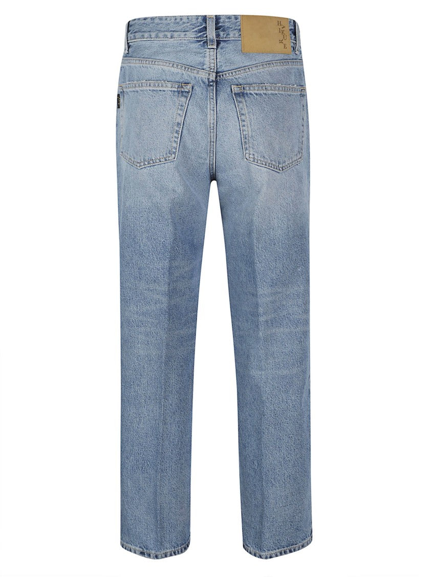 Haikure Betty Nordic Blue Mid-Length Denim Pants