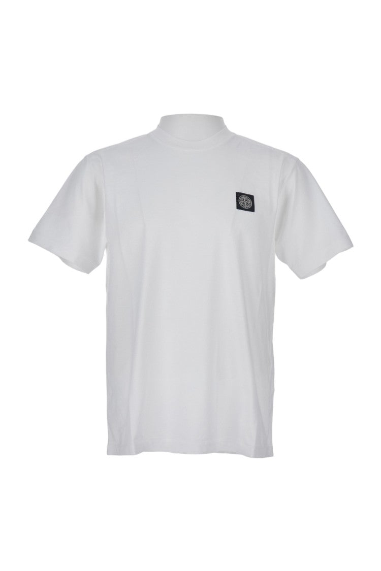 Stone Island Crew Neck Cotton T-Shirt