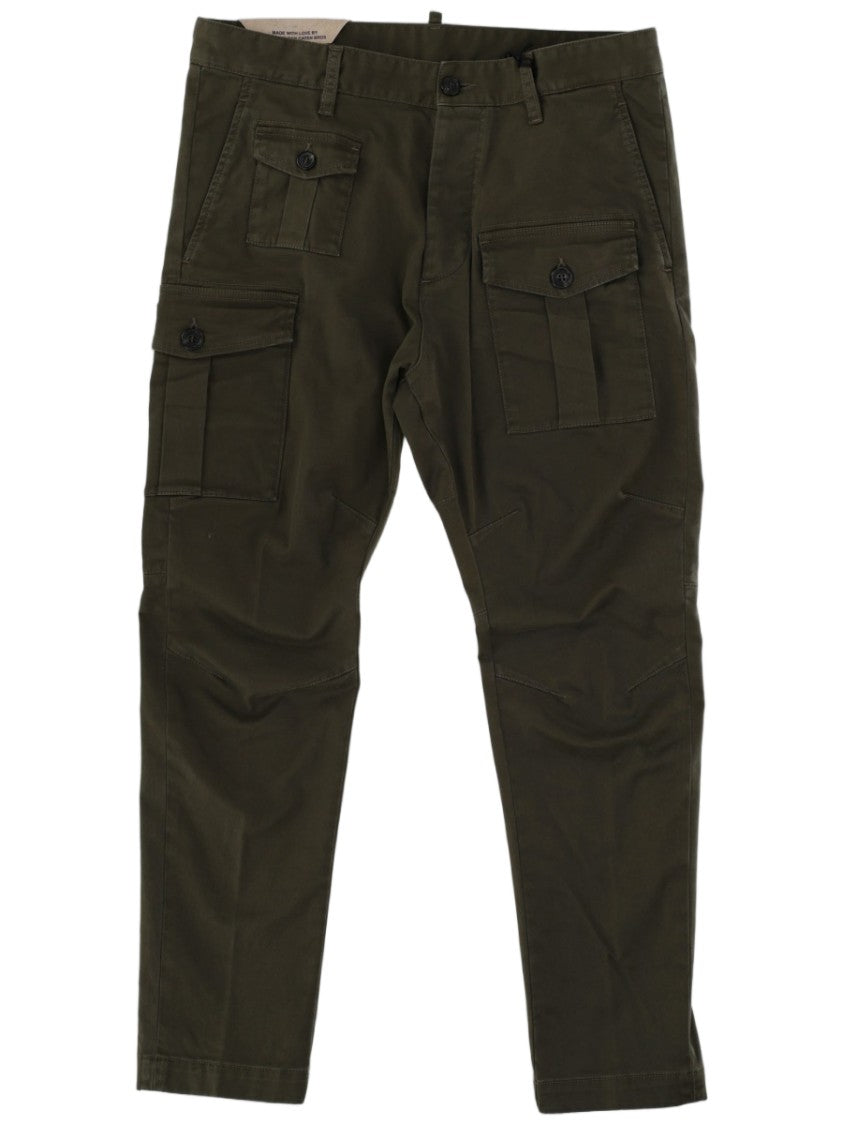 Dsquared2 Cargo Pants With Multiple Flap Pockets And Comfortable Fit