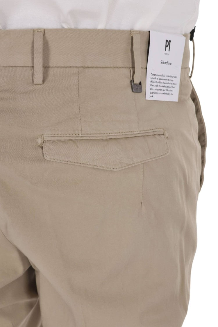 Pt Torino Silkochino Garment-Dyed Master Chino Pants