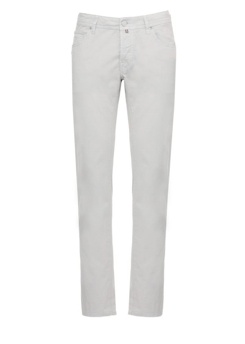 Jacob Cohen Light Grey Nick Cotton Pants