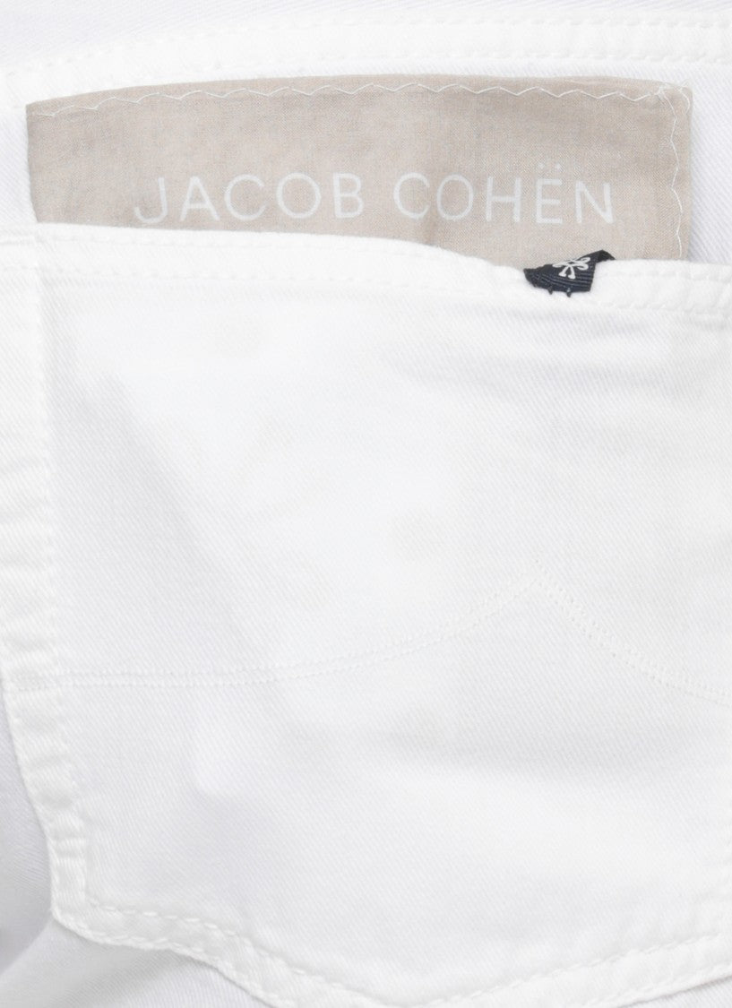 Jacob Cohen White Edo Cotton Jeans