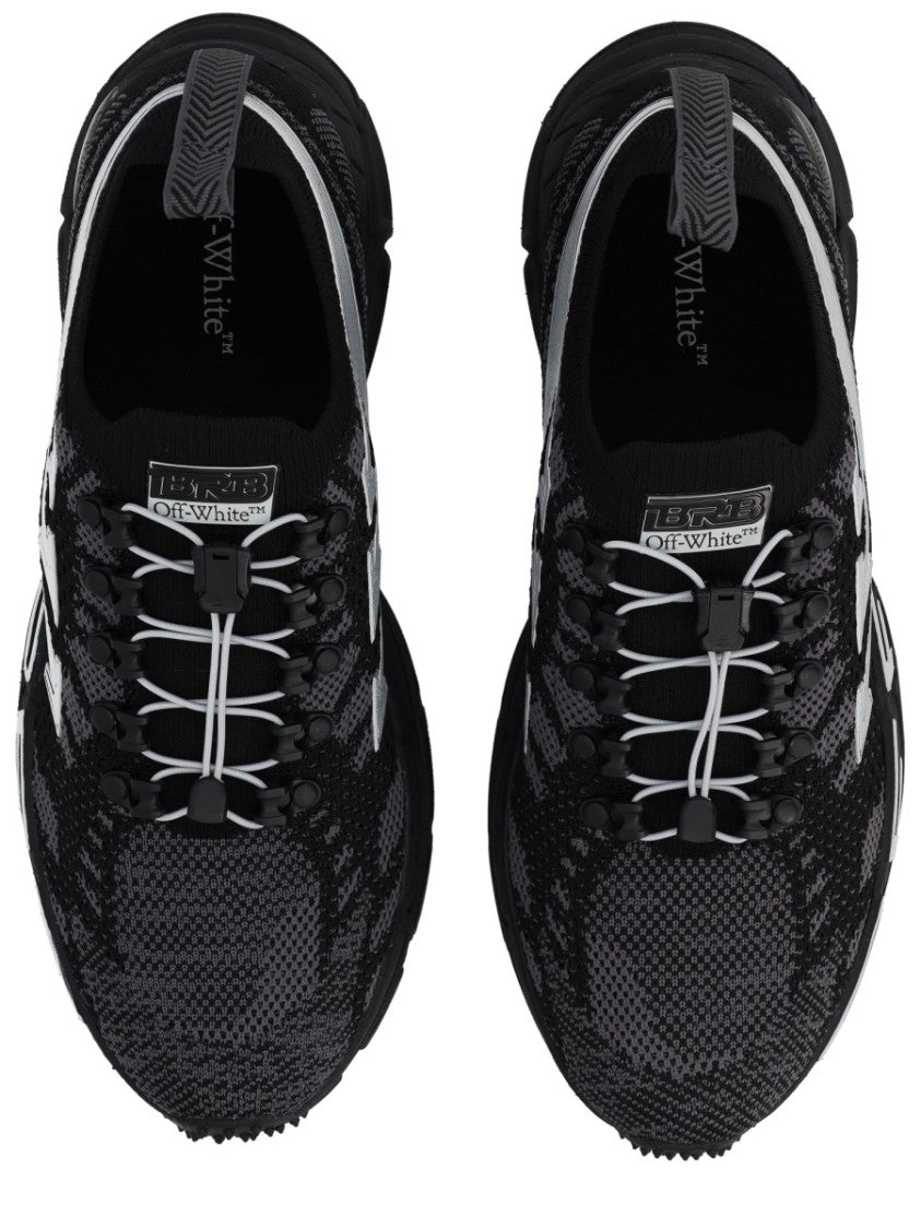 Off-White Black Knitted Arrow Motifs Sneakers