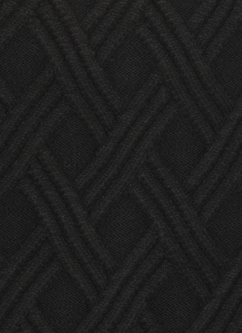 Elisabetta Franchi Fitted Black Viscose Midi Skirt