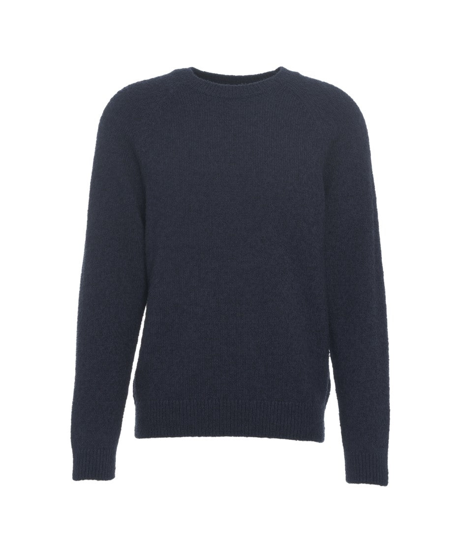 Closed Classic Round Neck Pullover In Soft Wool-Blend