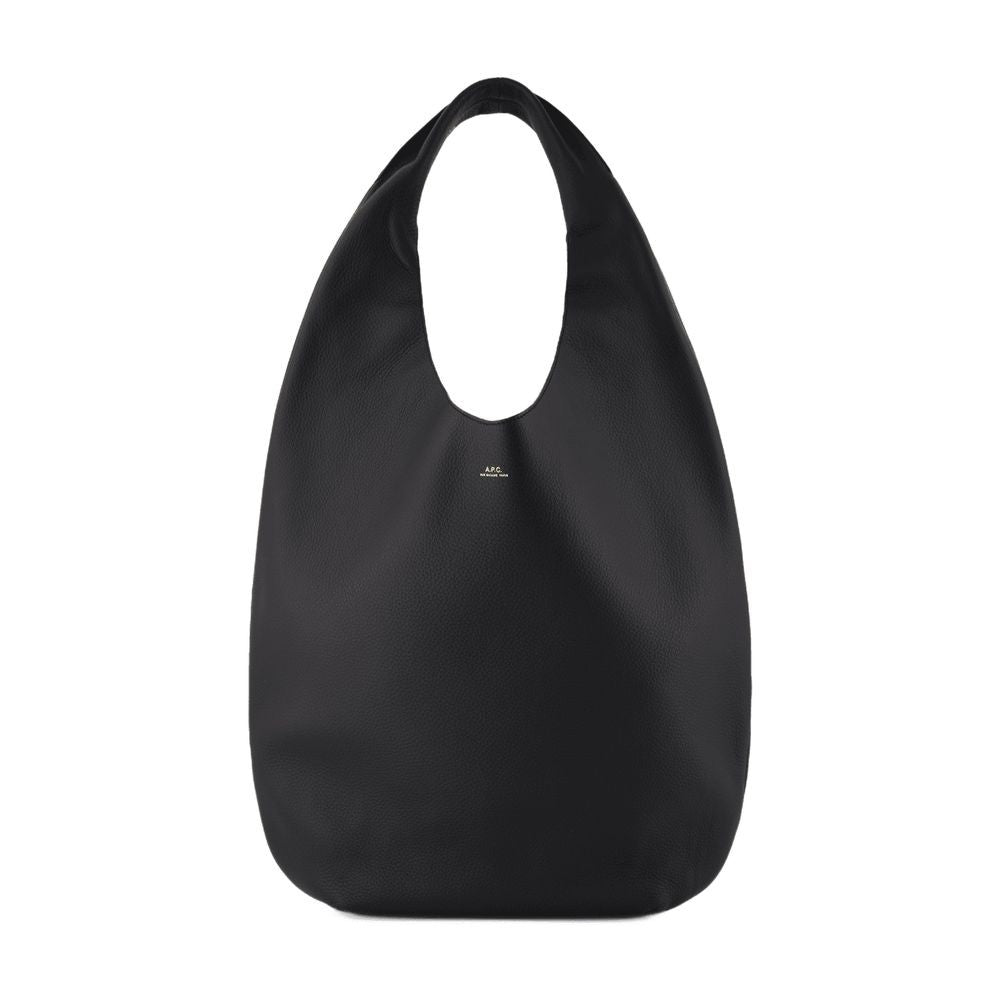 A.P.C. Le Neige Shoulder Bag - Leather - Black