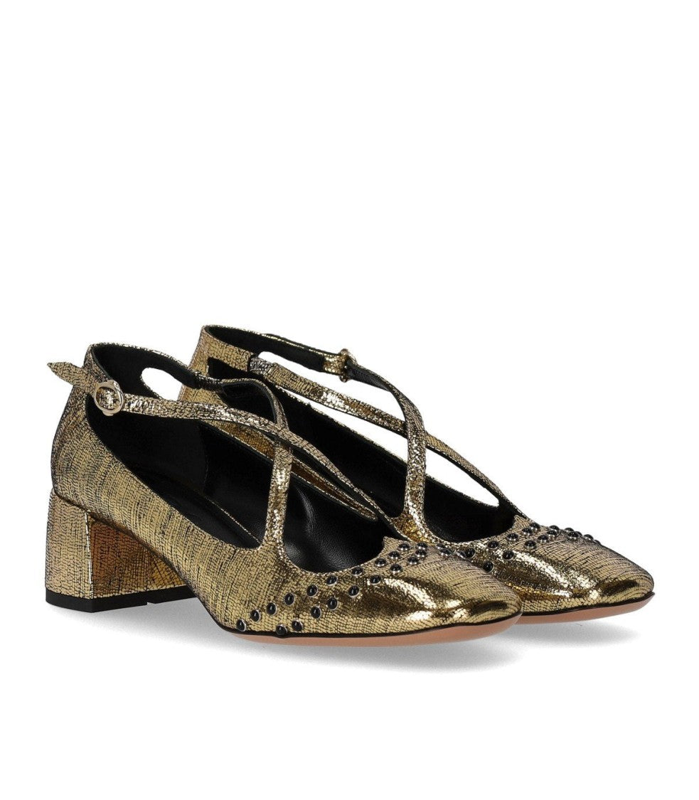 A. Bocca Two For Love Gold Pump