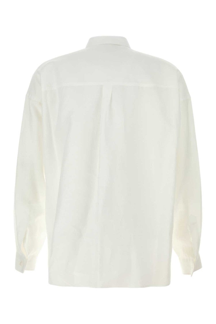 Dolce & Gabbana White Linen Shirt