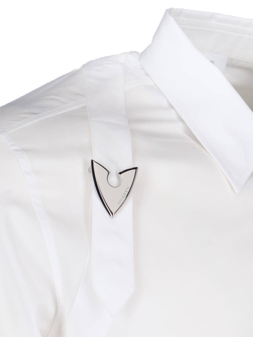 Alexander Mcqueen Harness' Arrow Shirt – White