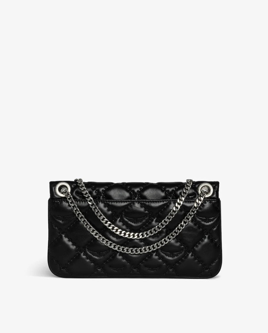 Zadig & Voltaire Quilted Black Leather Shoulder Bag