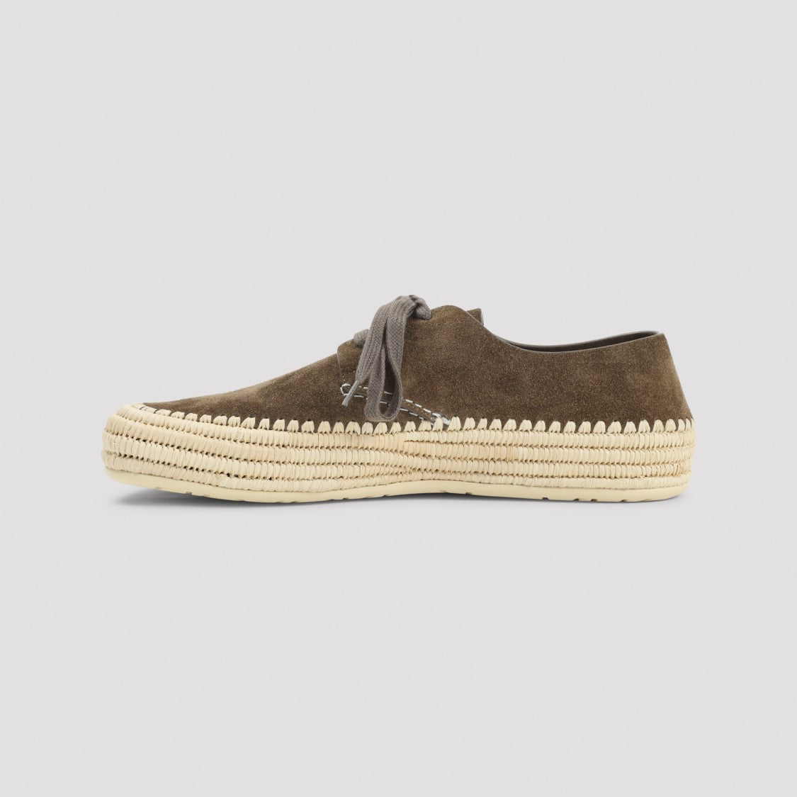 Loewe Rio Brown Suede Lace-Up