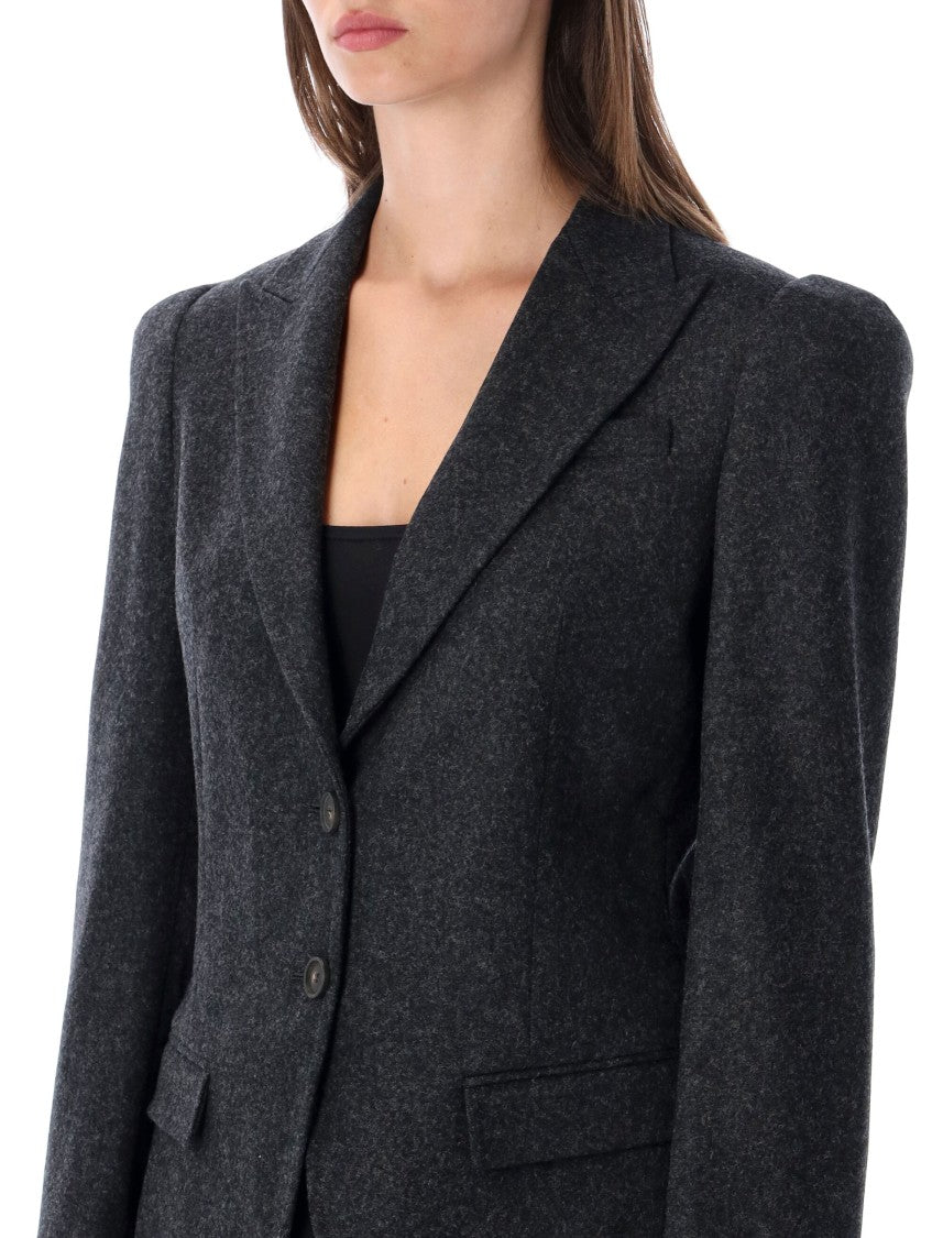 7 For All Mankind High Shoulder Tailored Blazer