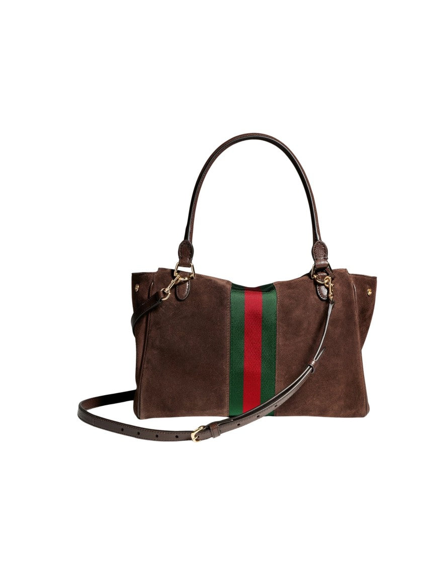 Gucci Dark Brown Soft Leather Paparazzo Shoulder Bag