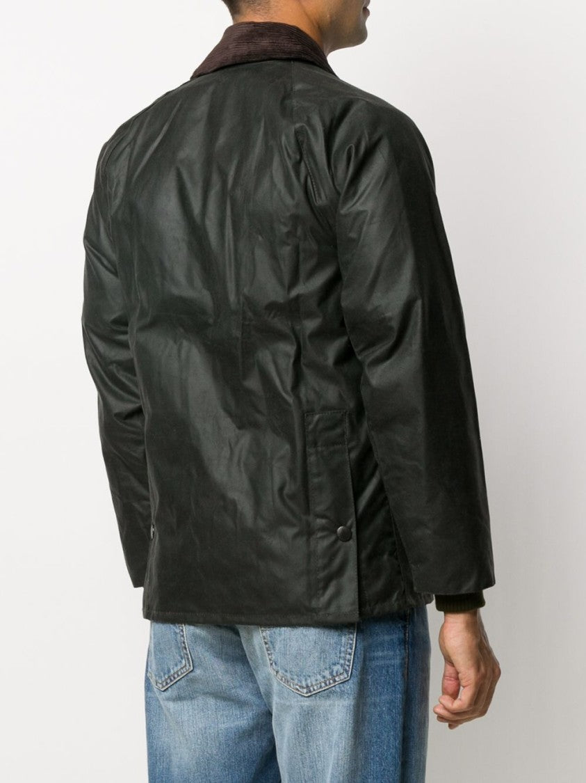 Barbour Dark Green Corduroy Collar Jacket