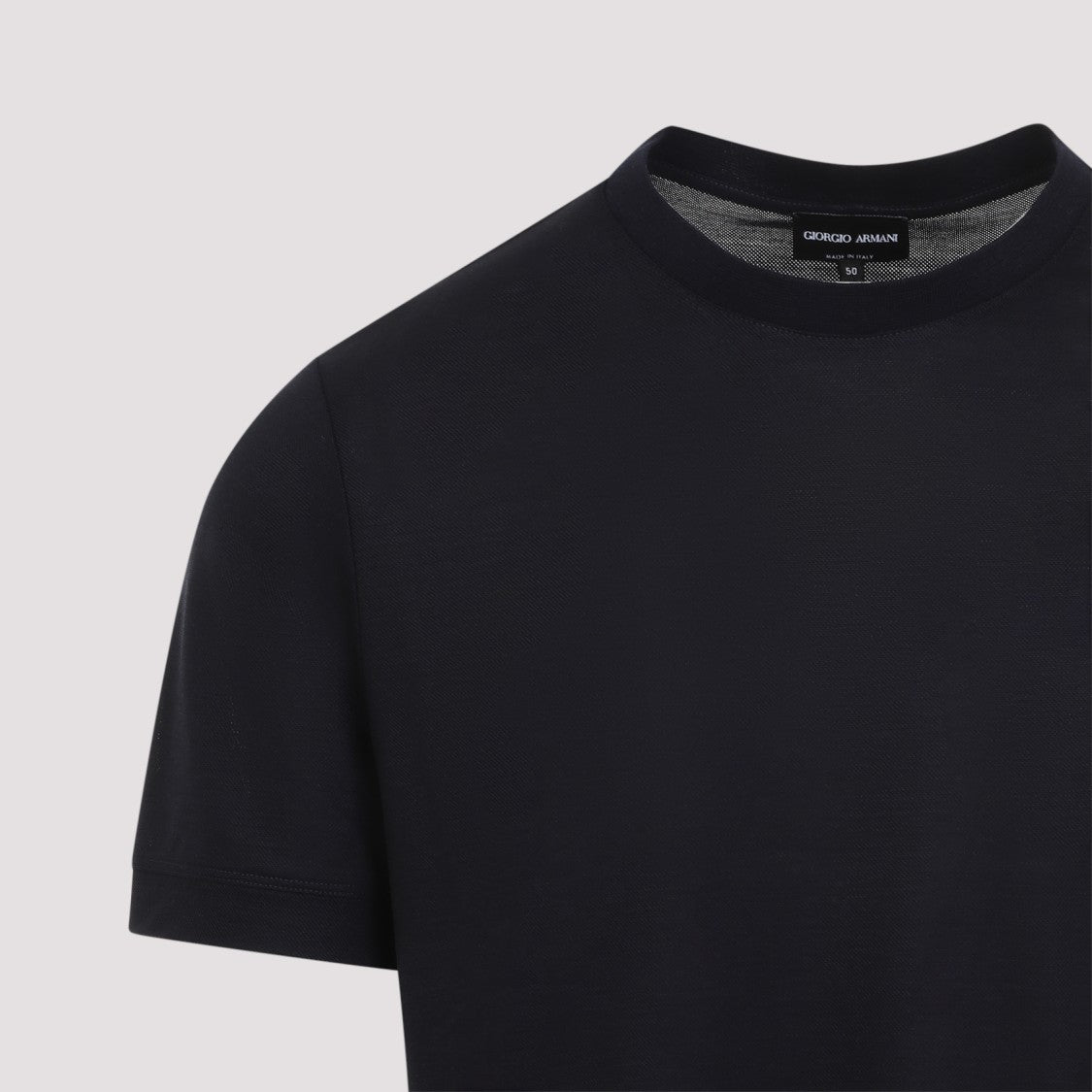 Giorgio Armani Royal Blue Virgin Wool T-Shirt