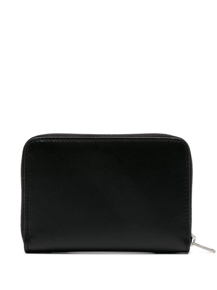 Jil Sander Four-Stitch Faux-Leather Cardholder