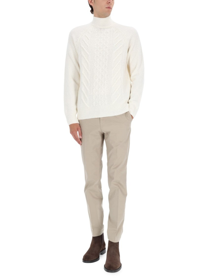 Boss Camel Textured Knit Sweater