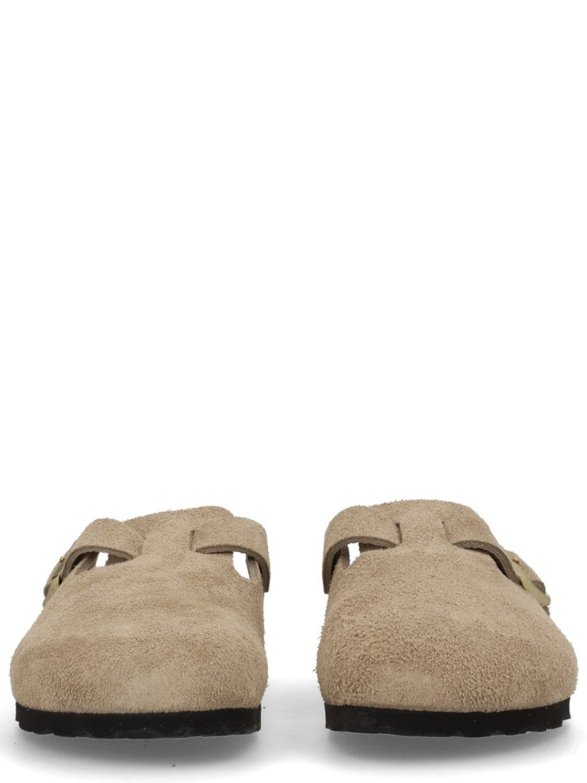 Birkenstock Boston Suede Closed Toe Sandals