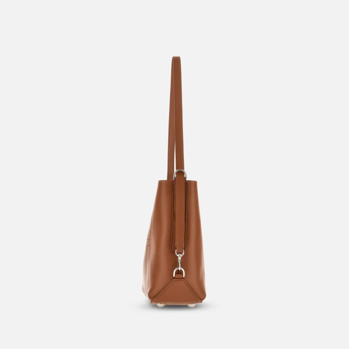 Hogan Refined Brown Leather Hobo Bag