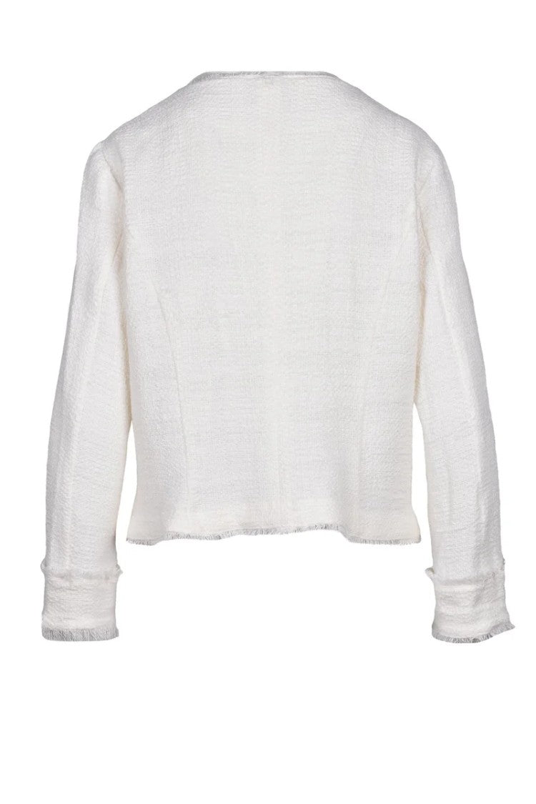Emme By Marella Dindi Cotton Linen Polyester Elastane Women Jacket
