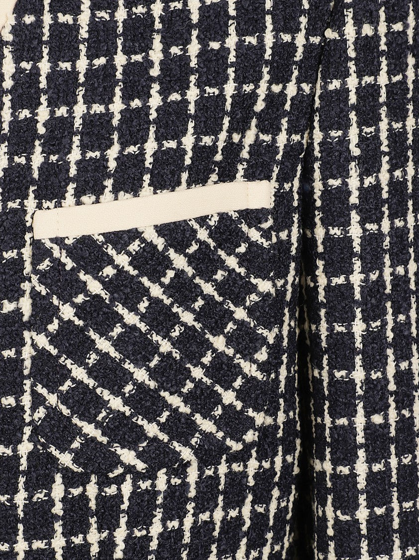 Valentino Garavani Textured Front Button Jacket