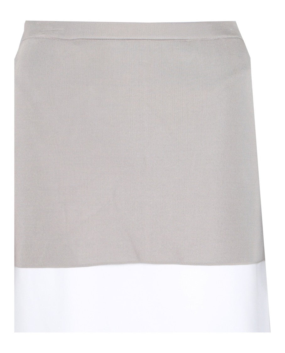 Ferragamo Layered Panel Midi Skirt