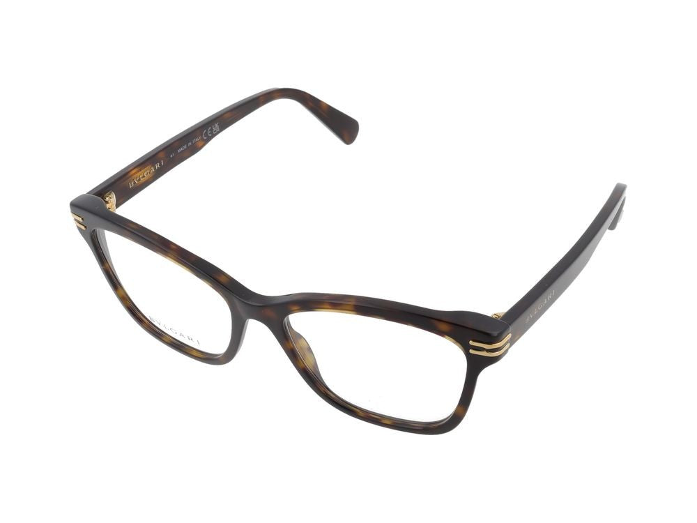 Bulgari Bv50009i Rectangular Cat-Eye Frame Glasses
